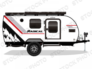 Outside - 2025 Radical 12RAD Teardrop Trailer