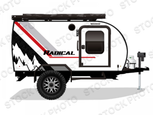 Outside - 2025 Radical 10RAD Teardrop Trailer