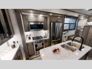 Inside - 2023 RiverStone 37FLTH Toy Hauler Fifth Wheel