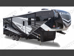 Outside - 2022 Cyclone 3413 Toy Hauler Fifth Wheel