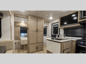 Inside - 2025 Flagstaff Micro Lite 25DBH Travel Trailer