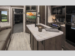 Inside - 2024 Valor All-Access 36A15 Toy Hauler Fifth Wheel