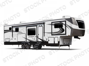 Outside - 2024 Sandpiper Luxury 388BHRD Fifth Wheel