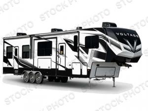 Outside - 2022 Voltage 3915 Toy Hauler Fifth Wheel