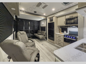 Inside - 2025 Momentum G-Class 25G Toy Hauler Travel Trailer