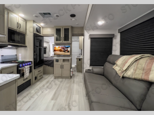 Inside - 2025 Momentum G-Class 31G Toy Hauler Travel Trailer