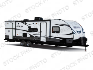 Outside - 2024 EVO Lite 2110RTX Toy Hauler Travel Trailer