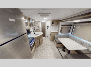 Inside - 2024 EVO Lite 2160RBX Travel Trailer