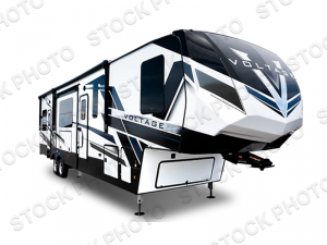 Outside - 2025 Voltage 4135 Toy Hauler Fifth Wheel