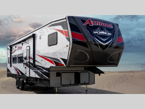 Outside - 2024 Attitude Pro Series F3928RR Toy Hauler Fifth Wheel