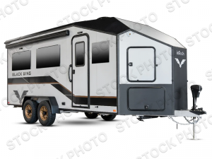 Outside - 2025 Black Wing 724-X Toy Hauler Travel Trailer