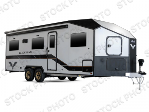 Outside - 2025 Black Wing 830-X Toy Hauler Travel Trailer