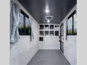 Inside - 2024 Iconic Mojo 10RD Toy Hauler Travel Trailer