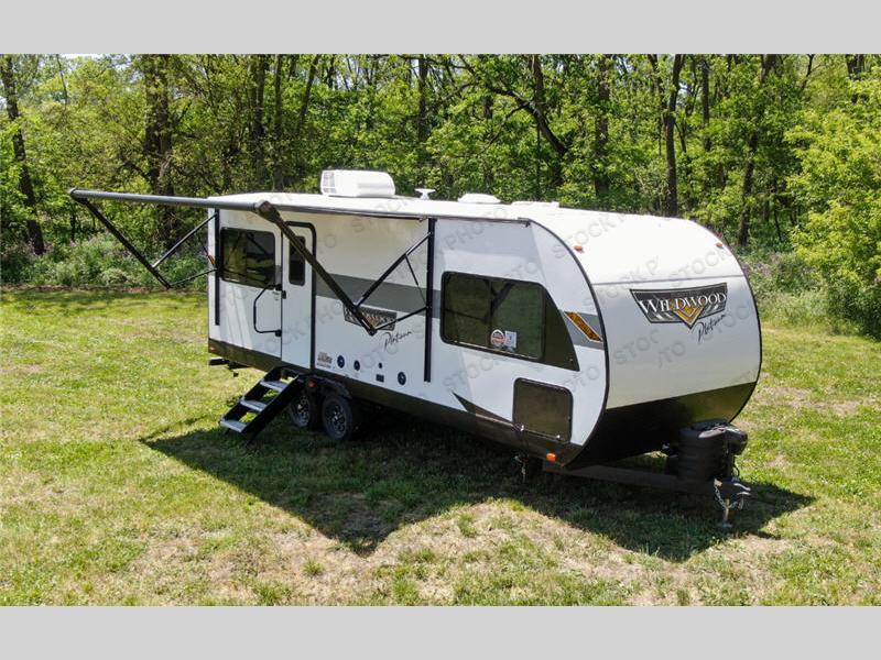 New 2024 Forest River RV Wildwood Platinum 22ERASX Travel Trailer at