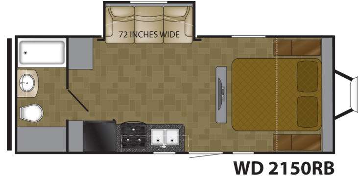 Floorplan - 2013 Heartland Wilderness 2150RB