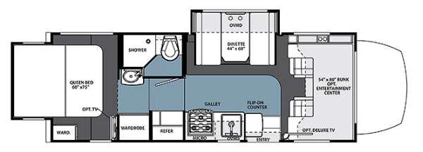 Floorplan - 2014 Forest River RV Solera 24R