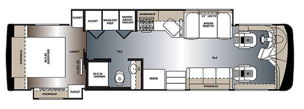 Floorplan - 2014 Forest River RV Legacy SR 300 340KP