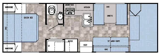 Floorplan - 2007 Gulf Stream RV Conquest LE 6280