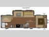 Floorplan - 2013 Keystone RV Hideout 28BHSWE