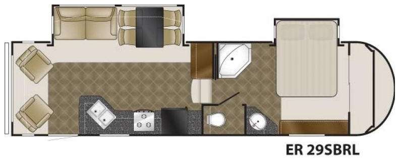 Floorplan - 2010 Heartland ElkRidge 29SBRL