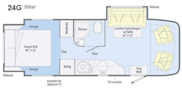 Floorplan - 2011 Itasca Navion IQ 24G