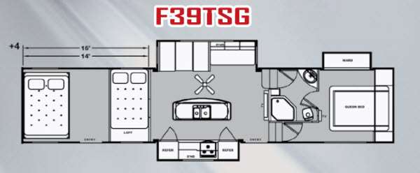 Floorplan - 2013 Eclipse Attitude Garage Models 39TSG