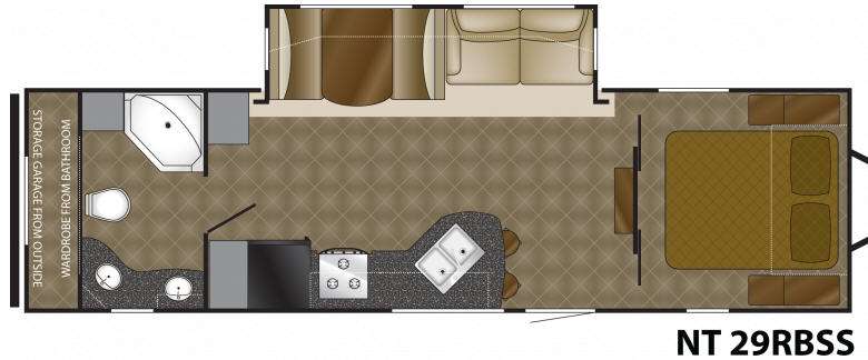 Floorplan - 2011 Heartland North Trail 29RBSS King