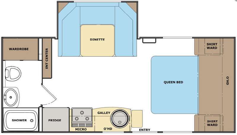 Floorplan - 2012 Lance Travel Trailers 1985