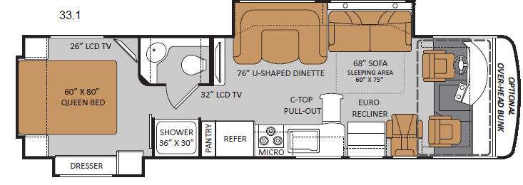 Floorplan - 2013 Thor Motor Coach Palazzo 33 1