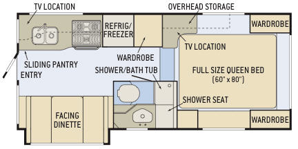 Floorplan - 2006 Western RV Alpenlite Santa Fe 1150