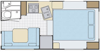 Floorplan - 2006 Lance Lite 835