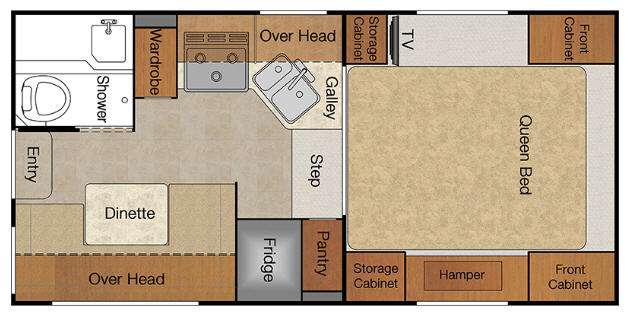 Floorplan - 2015 Lance 850