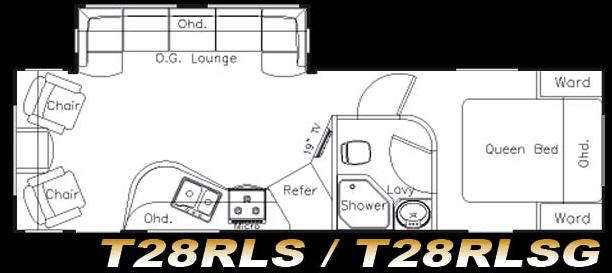 Floorplan - 2010 Eclipse Milan T28RLS  T28RLSG