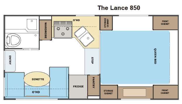 Floorplan - 2013 Lance 850