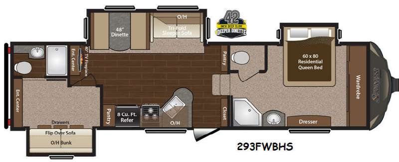 Floorplan - 2015 Keystone RV Sprinter 293FWBHS