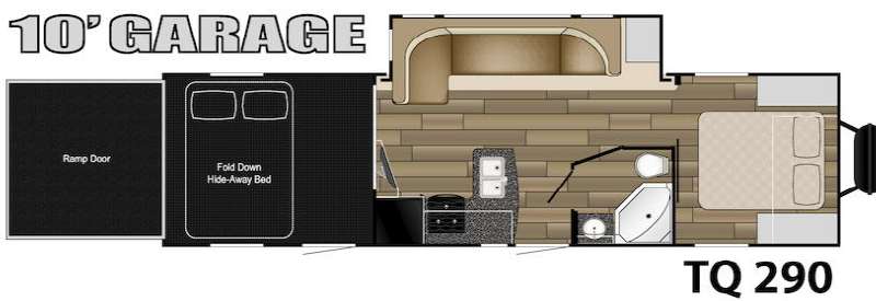 Floorplan - 2016 Heartland Torque TQ 290