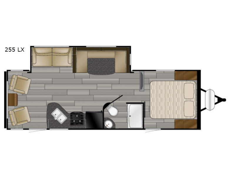 Floorplan - 2017 Heartland Prowler Lynx 255 LX