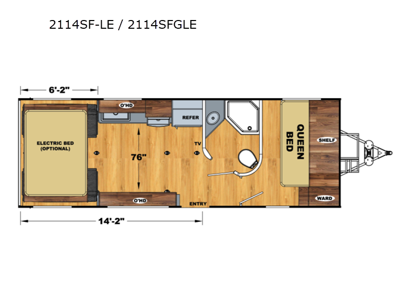 Floorplan - 2017 Eclipse Iconic Limited 2114SF