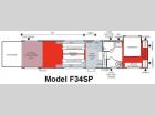 Floorplan - 2009 Forest River RV Sandstorm F34SP