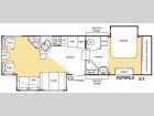Floorplan - 2009 Keystone RV Sprinter Copper Canyon 302FWRLS