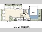 Floorplan - 2009 Forest River RV Wildcat 29RLBS