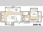 Floorplan - 2005 Keystone RV Montana 2980 RL