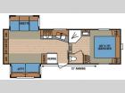 Floorplan - 2009 KZ Spree 265RLS