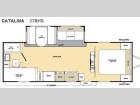 Floorplan - 2010 Coachmen RV Catalina 27BHS