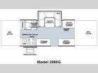Floorplan - 2010 Forest River RV Rockwood Freedom LTD Series 2560G