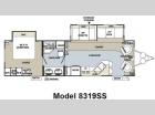 Floorplan - 2010 Forest River RV Rockwood Signature Ultra Lite 8319SS