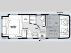 Floorplan - 2010 Winnebago View Profile 24DL