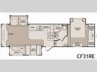 Floorplan - 2010 CrossRoads RV Cruiser CF31RE