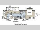Floorplan - 2011 Forest River RV Flagstaff Classic Super Lite 831RLBSS