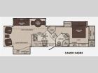 Floorplan - 2011 Carriage Cameo 34SB3